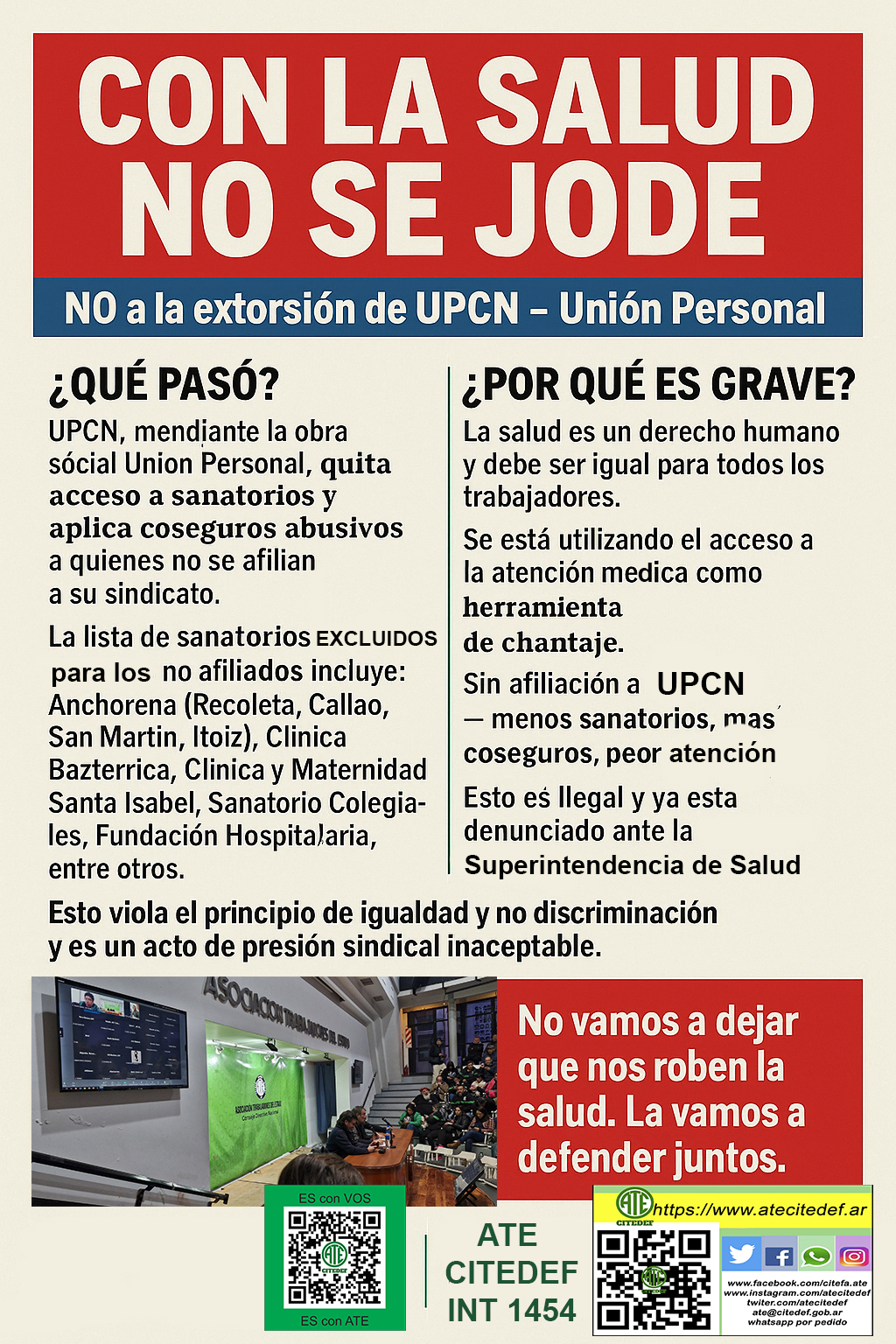 Campaña ATE CITEDEF